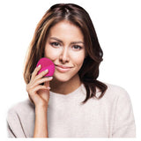 Foreo Luna Mini 2 facial cleanser in Fuchsia, imported from the UK