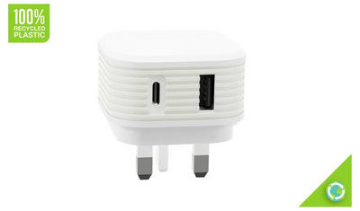 Argos Juice Dual Port 20W USB Type-C PD Mains Charger White- Buy online at McGrocer