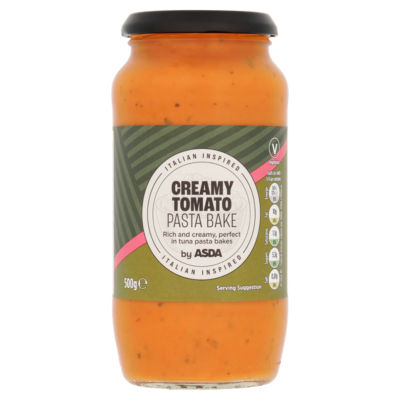 ASDA creamy tomato pasta bake sauce 500g - British product