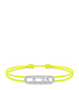 Harrods Messika Care(s) White Gold and Diamond Pavé Bracelet (0.26ct)- Buy online at McGrocer