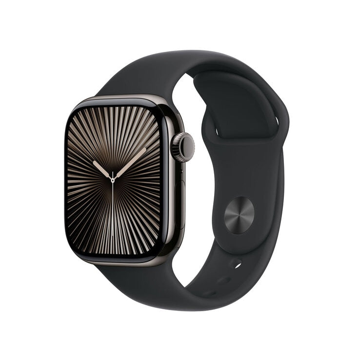 Apple Watch Series 10 42mm Slate Titanium Black Sport Band - British product
