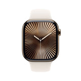 Apple Watch Series 10 46mm gold titanium watch, UK version