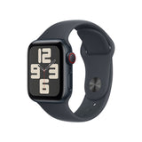 Apple Watch SE 40mm Midnight Aluminium Sport Band, imported from the UK