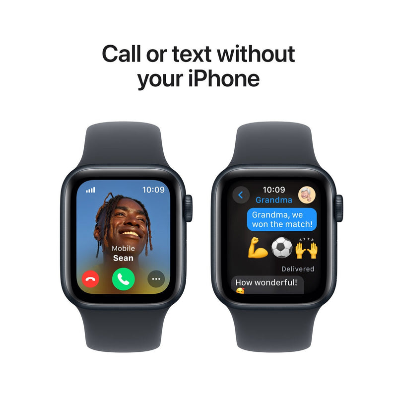 Apple Watch SE 40mm Midnight Aluminium Sport Band, imported from the UK