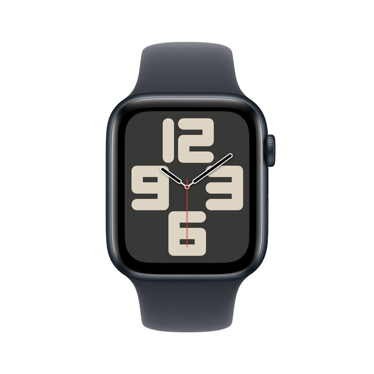 Apple Watch SE 44mm midnight aluminium sport band, imported from the UK