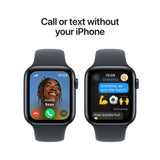 Apple Watch SE 44mm midnight aluminium sport band, imported from the UK