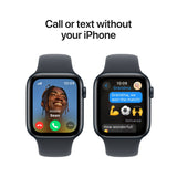 Apple Watch SE 44mm midnight aluminium sport band, imported from the UK
