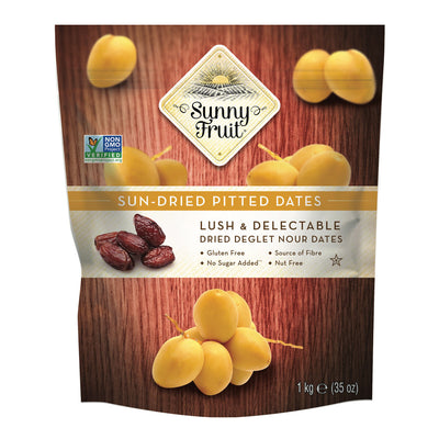 Sunny Fruit steinfrie dadler tørket frukt 1kg