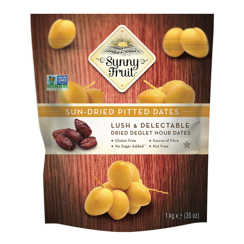 Sunny Fruit pitted dates 1kg (British brand)