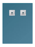 Showerdrape small rectangular bathroom mirror 60cm x 45cm (British brand)