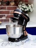 Tower Black 1000W Rose Gold Stand Mixer