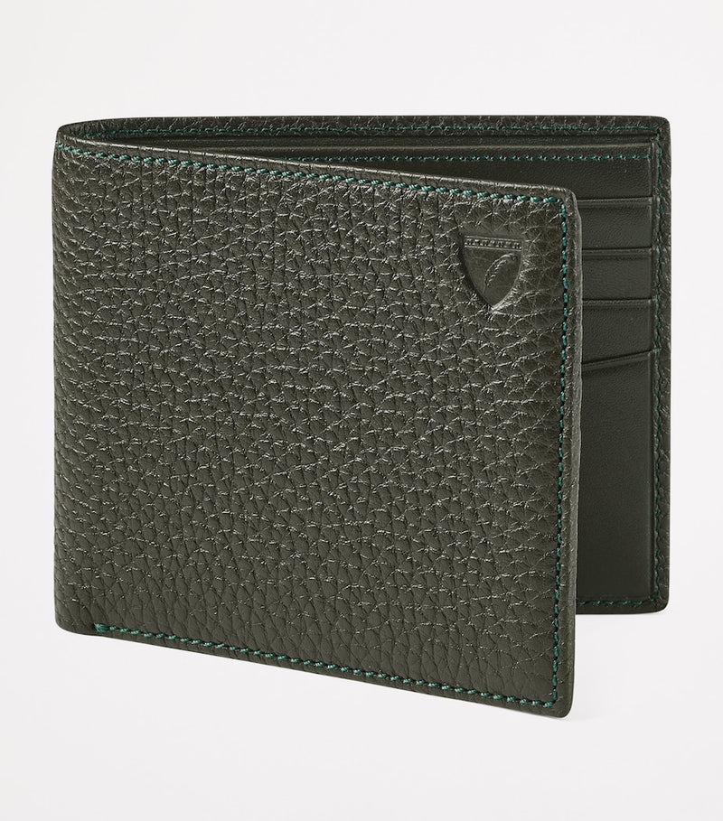 Aspinal of London leather bifold wallet 8.6x10.7cm - British product