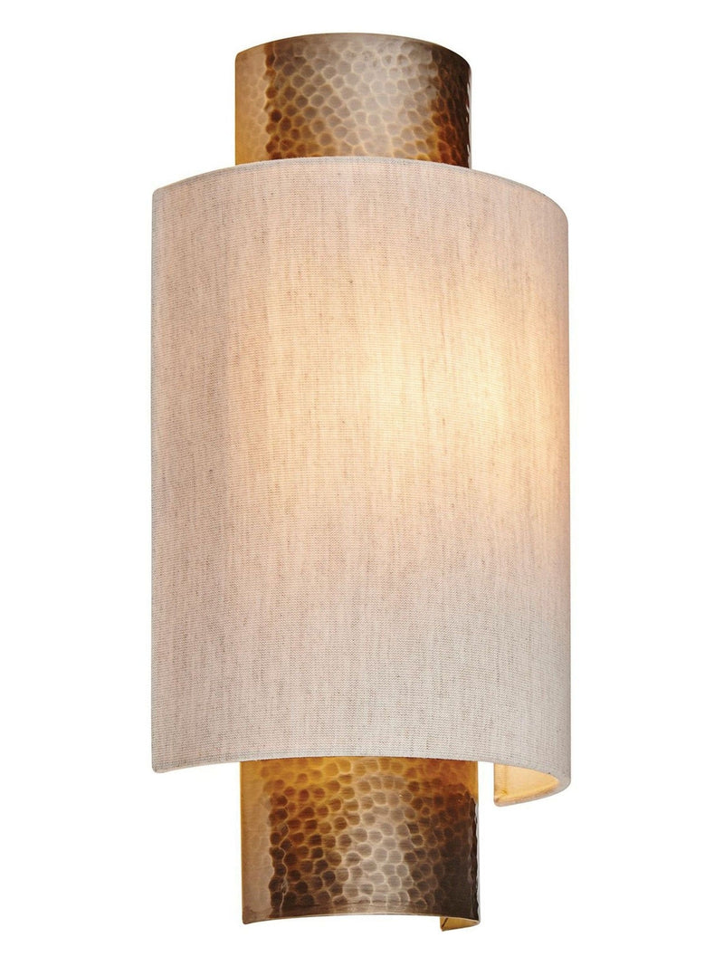 Gallery Home brown wall light, aged bronze finish, imported from the UK
