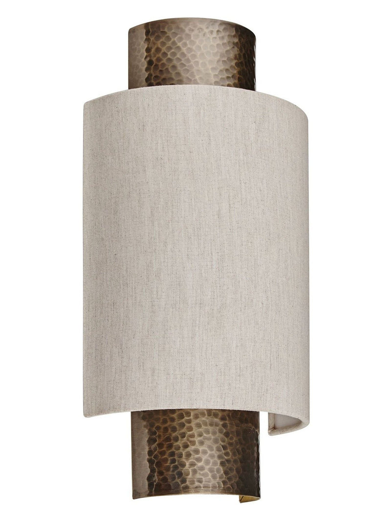 Gallery Home brown wall light, aged bronze finish, imported from the UK