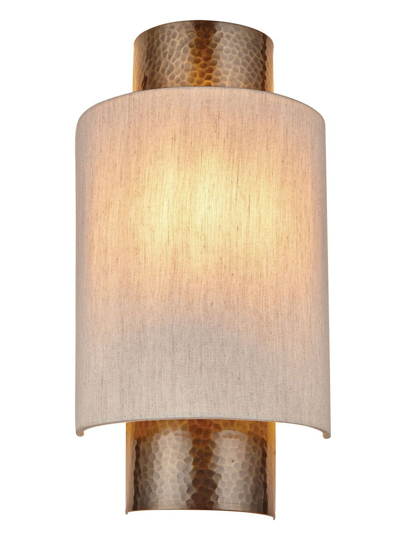 Gallery Home brown wall light, aged bronze finish, imported from the UK