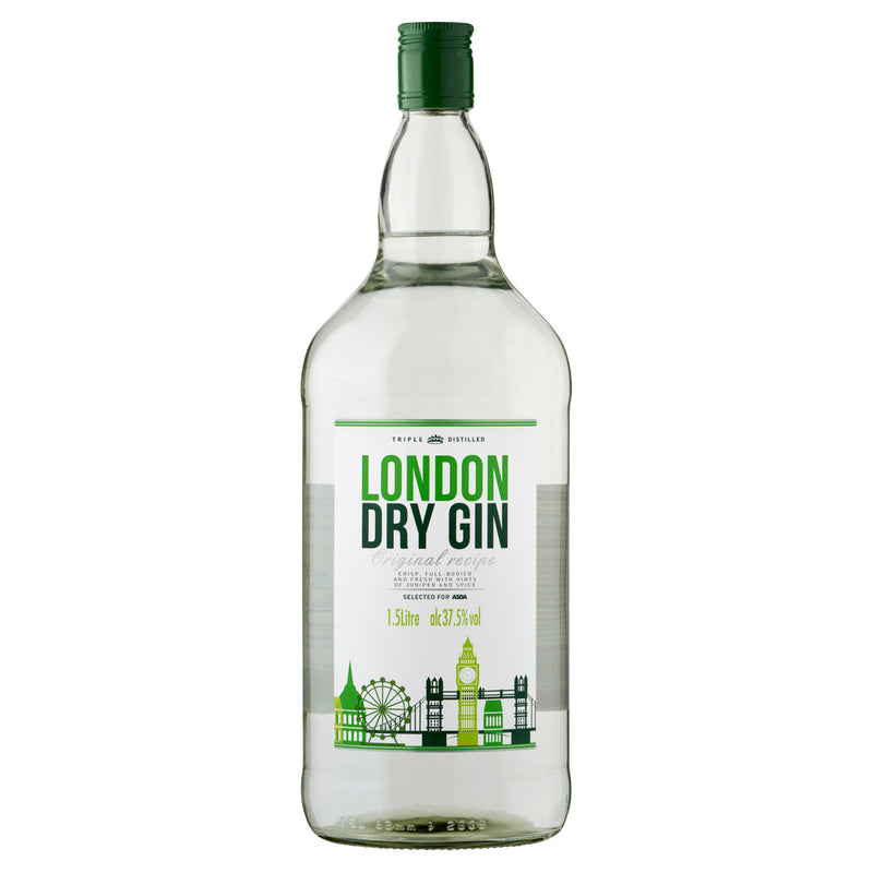ASDA London Dry Gin 1.5L - British product