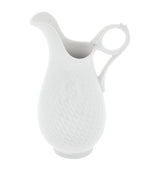 Harrods Meissen Waves Relief Porcelain Creamer, 16cm x 10.5cm x 7.5cm- Buy online at McGrocer