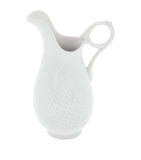 Meissen Waves Relief Creamer in bisque porcelain (British brand)