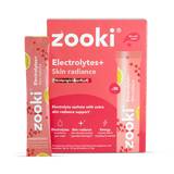 Holland & Barrett Zooki Electrolytes+ Skin Radiance Pomegranate Flavour Hydration Supplement 30 Sachets- Buy online at McGrocer