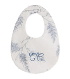 Tartine et Chocolat cotton-linen embroidered baby bib, UK version