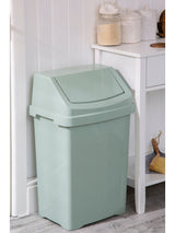 Wham Green Casa Plastic Swing Bin 50L