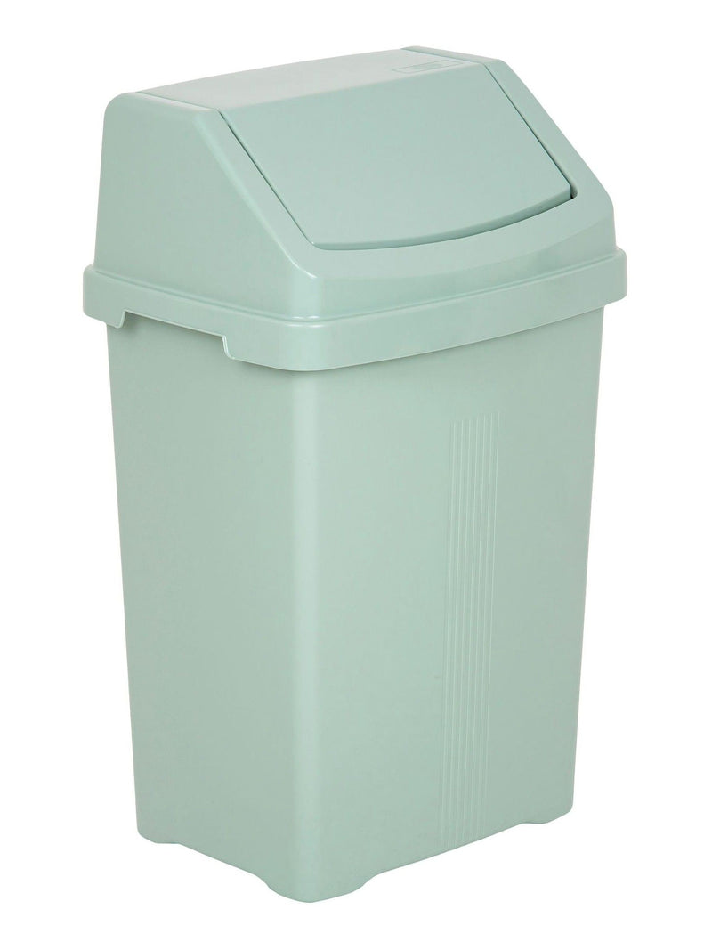 Wham Green Casa 50L plastic swing bin (British brand)