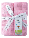 Silentnight 2-pakning rosa babyteppe, britisk versjon