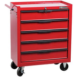 Hilka 5 drawer tool trolley steel cabinet 22kg, UK version