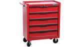 Argos Hilka 5 Drawer Tool Trolley Lockable Steel Tool Storage Cabinet 22kg- Buy online at McGrocer
