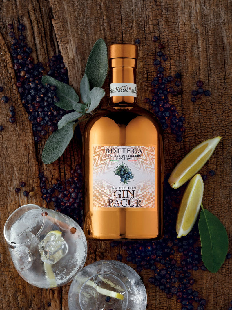 Bottega Bacur Gin 50cl - British product