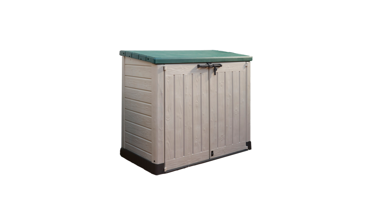 Keter garden storage box Beige/Green 1200L, UK version