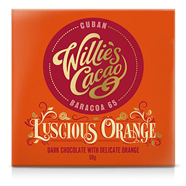 Willie's Cacao Dark Chocolate with Luscious Orange 50g GOODS M&S