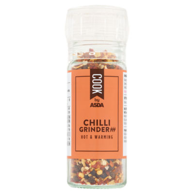 COOK chilli grinder chilli flakes black peppercorns 44g - British product