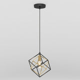 Artika Imperium pendant light in black and gold (British brand)