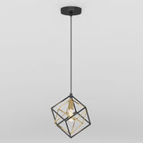 Artika Imperium pendant light in black and gold (British brand)