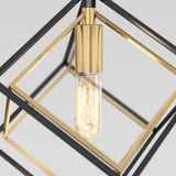 Artika Imperium pendant light in black and gold (British brand)