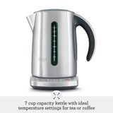 Sage Smart Kettle Luxe 1.7L cordless kettle in silver - British product
