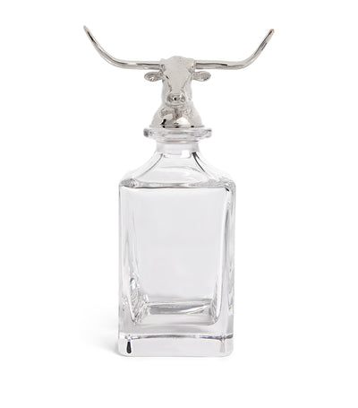 Harrods Deakin & Francis Crystal Longhorn Bull Decanter 650ml- Buy online at McGrocer
