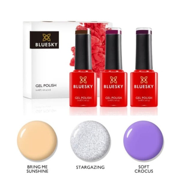Bluesky Mini Trio Set Fresh Pastels 5ml - British product