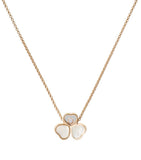 Chopard Happy Hearts mother-of-pearl necklace 18K rose gold - British product