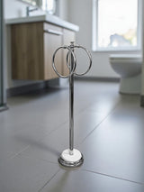 Next Showerdrape White Opera Freestanding Double Towel Ring- Buy online at McGrocer