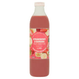 ASDA strawberry and banana fruit smoothie 750ml - British product