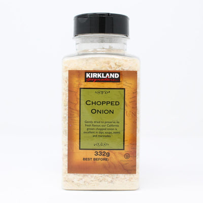 Costco UK Kirkland Signature Chopped Onion Seasoning 332g- Buy online at McGrocer
