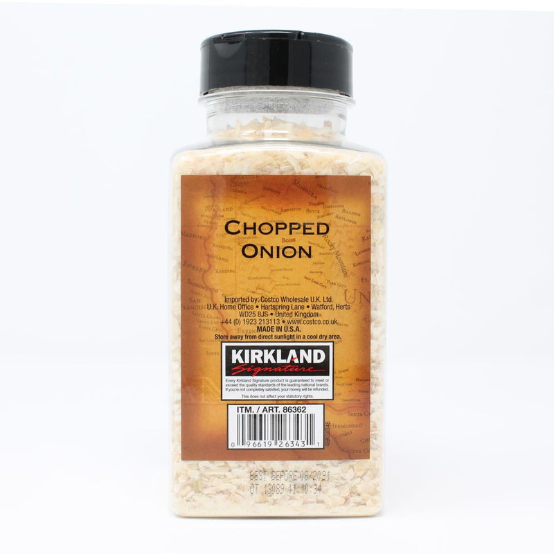 Kirkland Signature chopped onion 332g, UK version