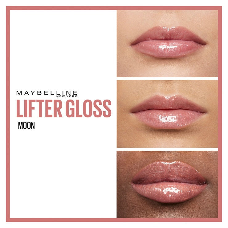 Maybelline New York Lifter Gloss Ice, Moon, Reef 3-pack, imported from the UK