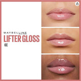 Maybelline New York Lifter Gloss Ice, Moon, Reef 3-pack, imported from the UK