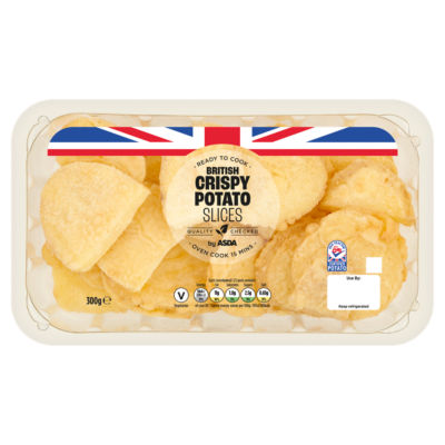 ASDA crispy golden potato slices 300g - British product