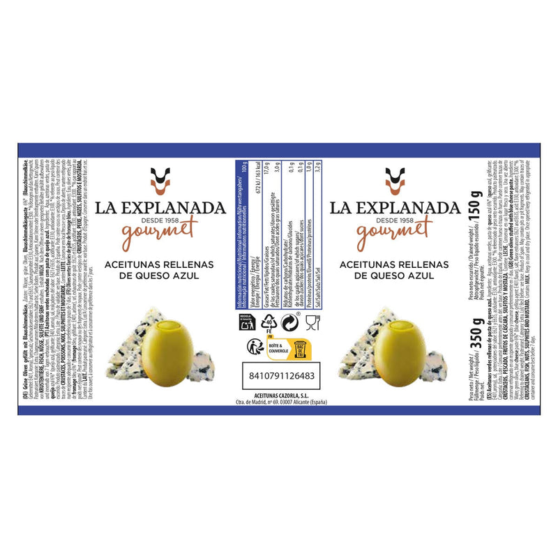 La Explanada Gourmet Flavoured Olives, 6 x 350g