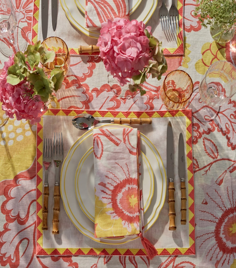 Maison Margaux Christopher Farr Linen Island Hue placemats set of 4, 45x36cm, imported from the UK