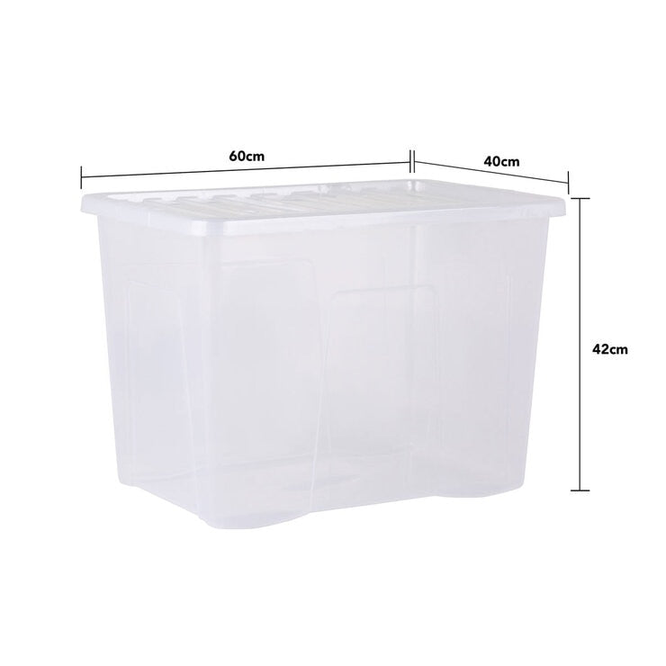Wham 80L storage boxes pack of 3 (British brand)